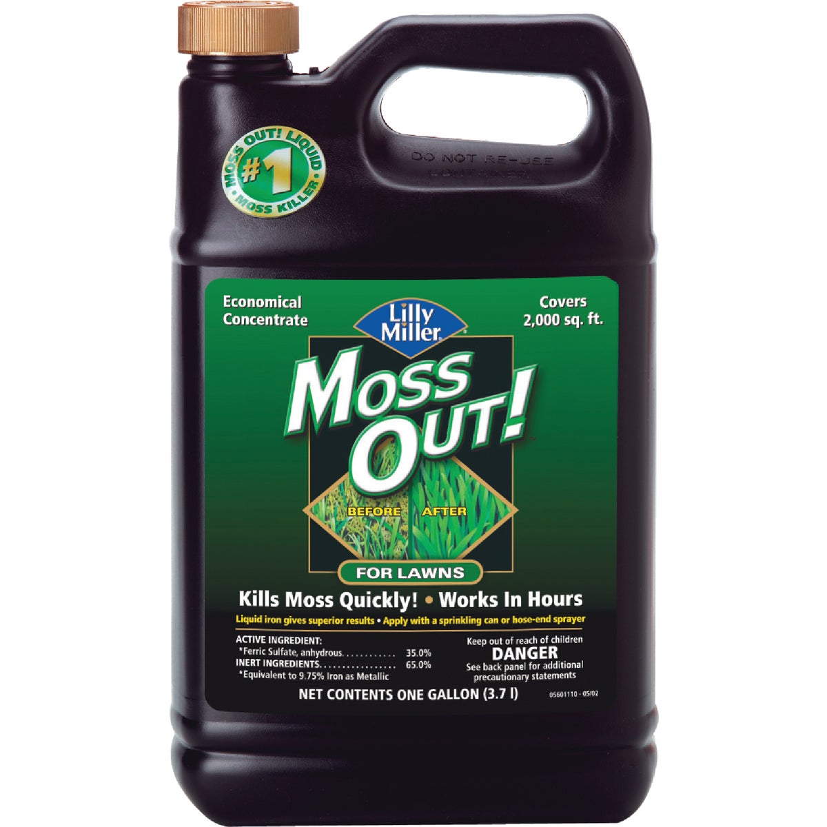 Lilly Miller MOSS OUT! 1 Gal. Concentrate Moss & Algae Killer