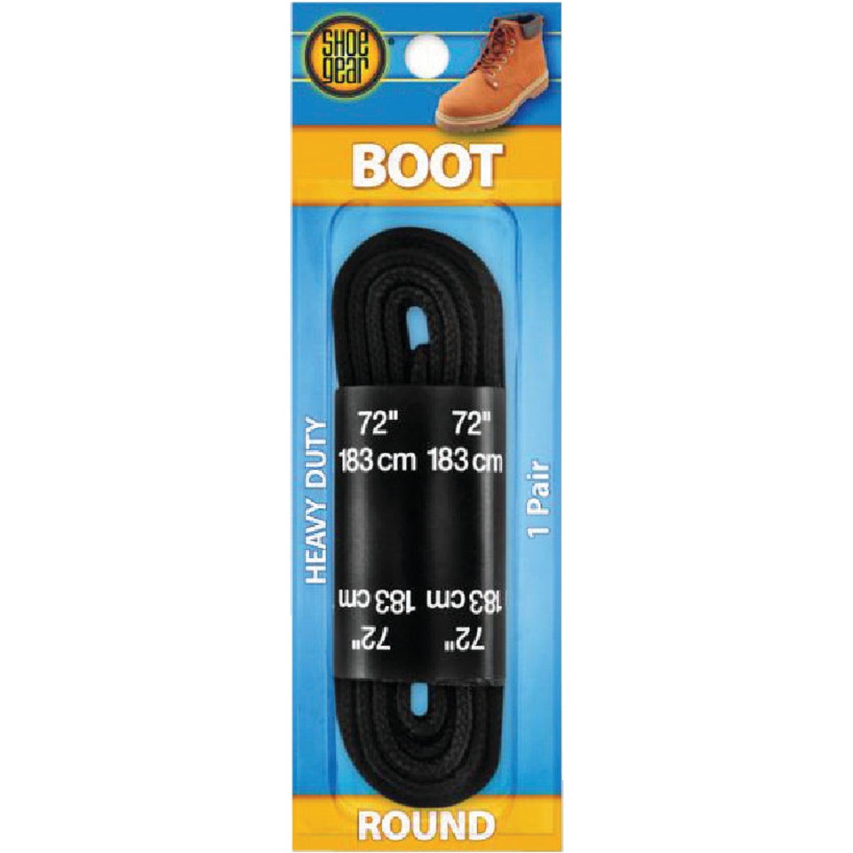 Shoe Gear 72 In. Round Boot Laces