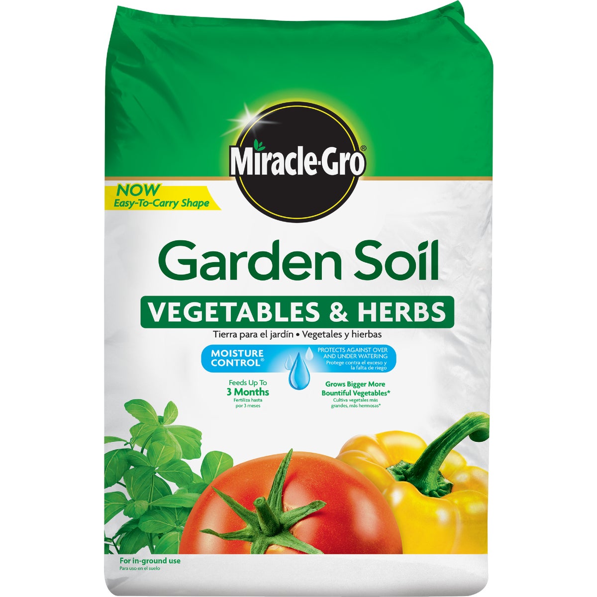 Miracle-Gro 1.5 Cu. Ft. 49 Lb. In-Ground Vegetables, Herbs Garden Soil