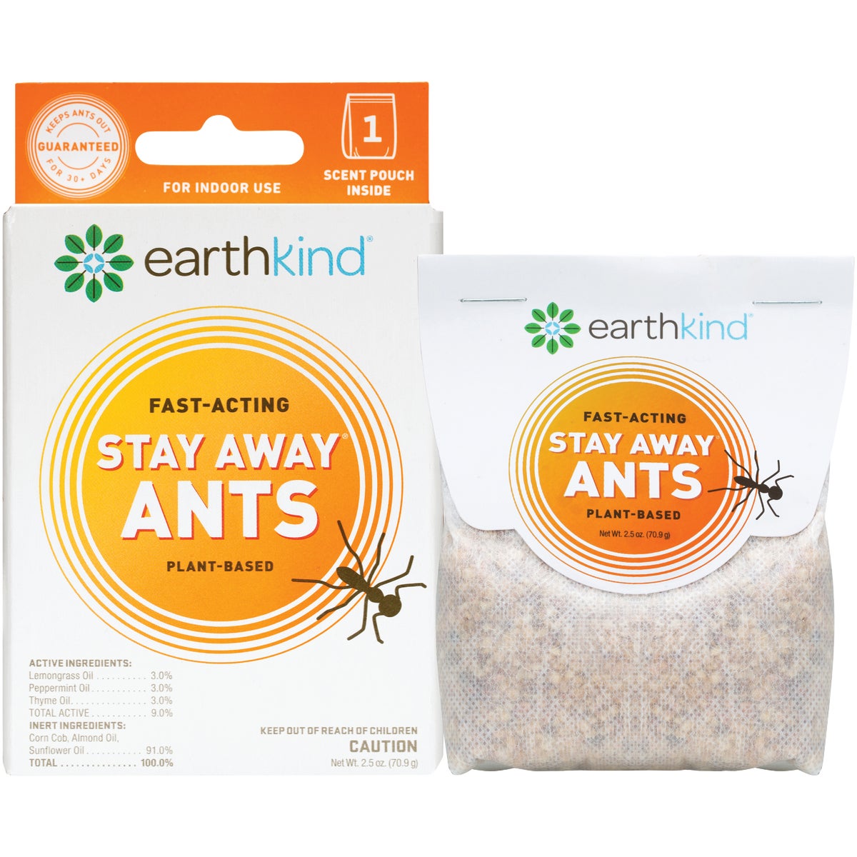 Earth Kind Stay Away 30 to 60-Day Natural Ant Roach Repellent Refill Pouch