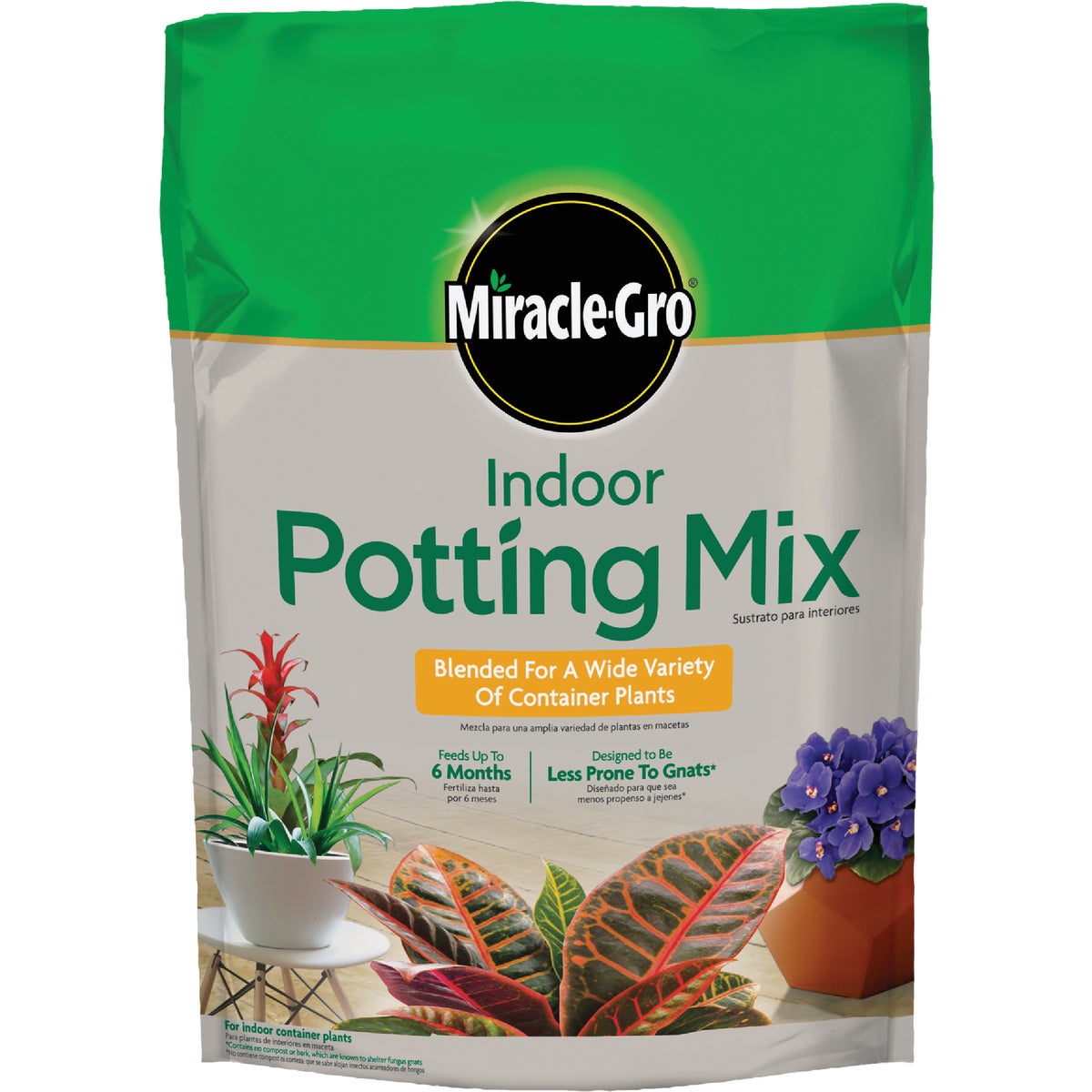 Miracle-Gro 6 Qt. 5-1/3 Lb. Indoor Container Plant Potting Soil
