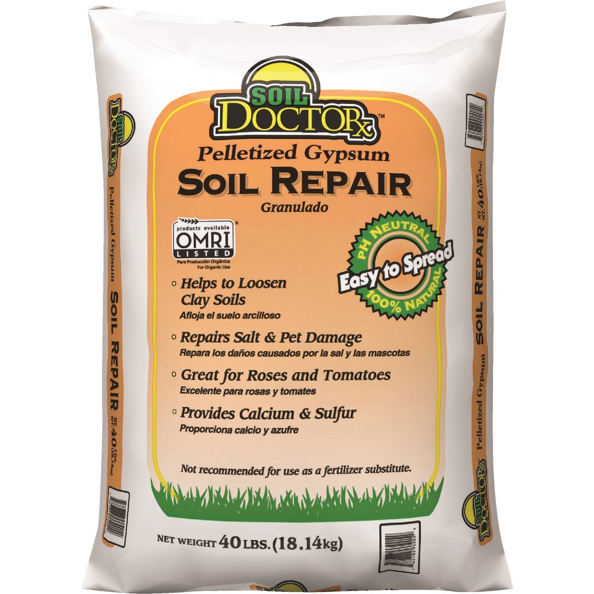 Soil DoctorX 40 Lb. 1000 Sq. Ft. Coverage Gypsum