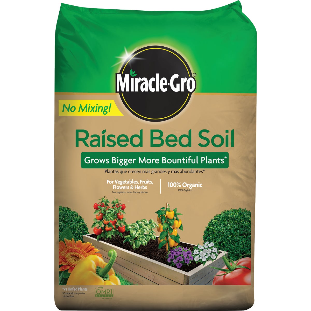 Miracle-Gro 1.5 Cu. Ft. 25 Lb. Raised Bed All-Purpose Garden Soil