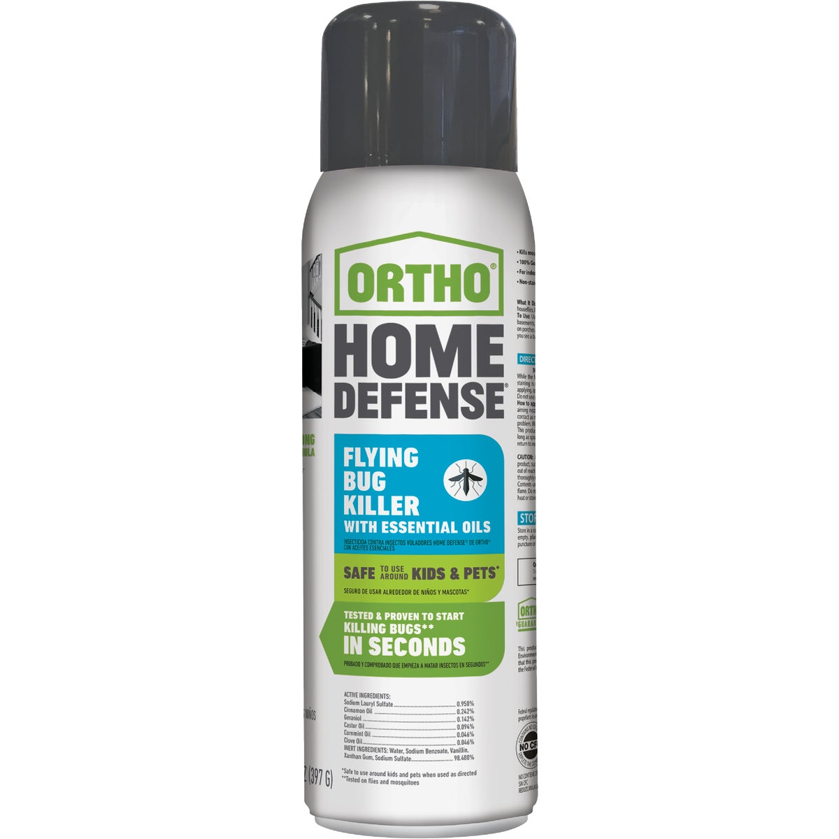 Ortho Home Defense 14 Oz. Aerosol Spray Flying Bug Killer with Essential Oils