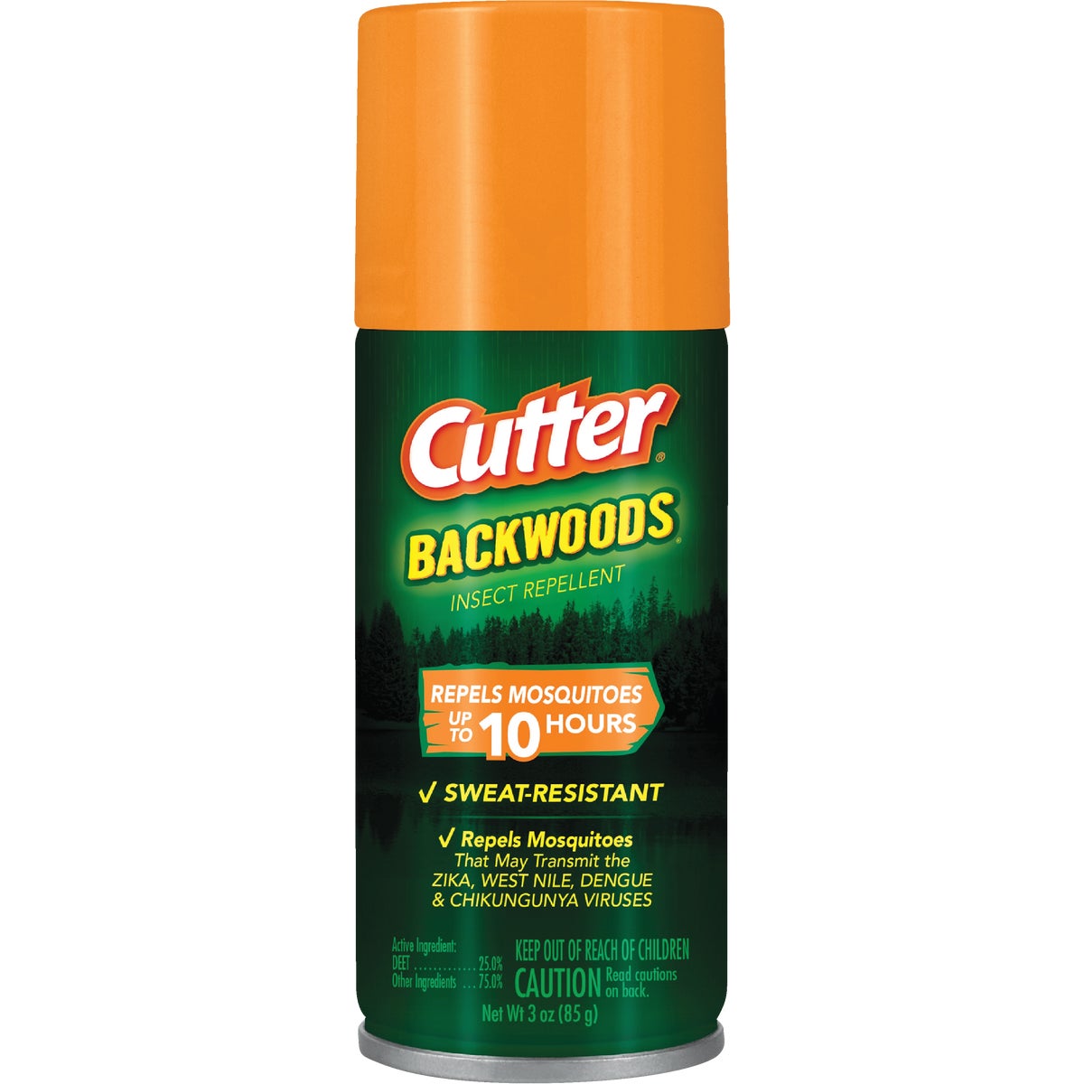 Cutter Backwoods 3 Oz. Travel Size Insect Repellent Aerosol Spray