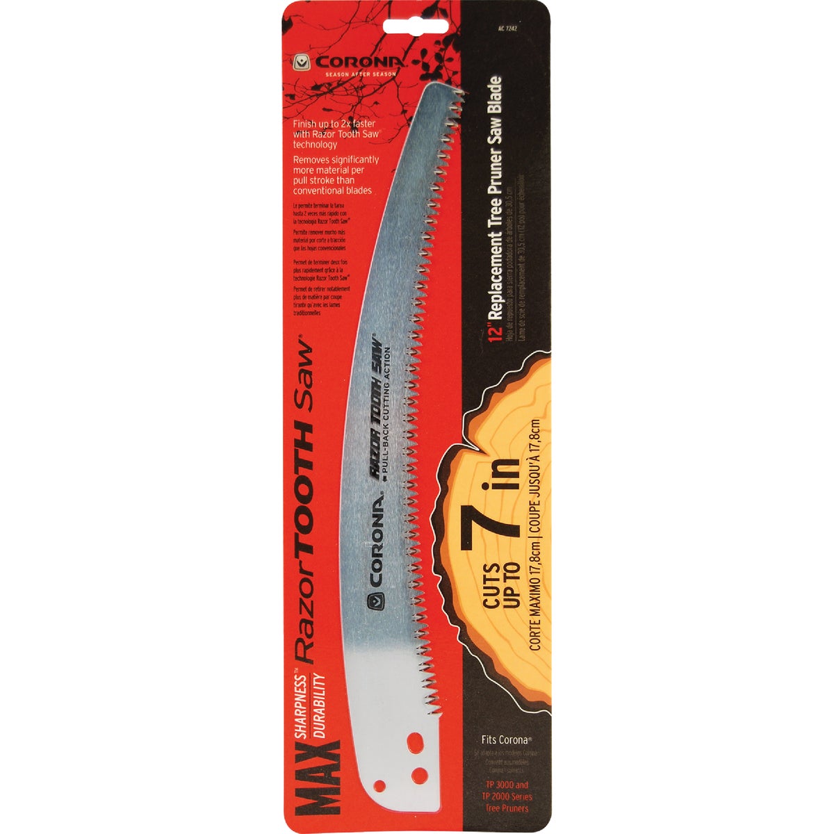 Corona Razor Tooth 12 In. Steel Pole Pruner Blade