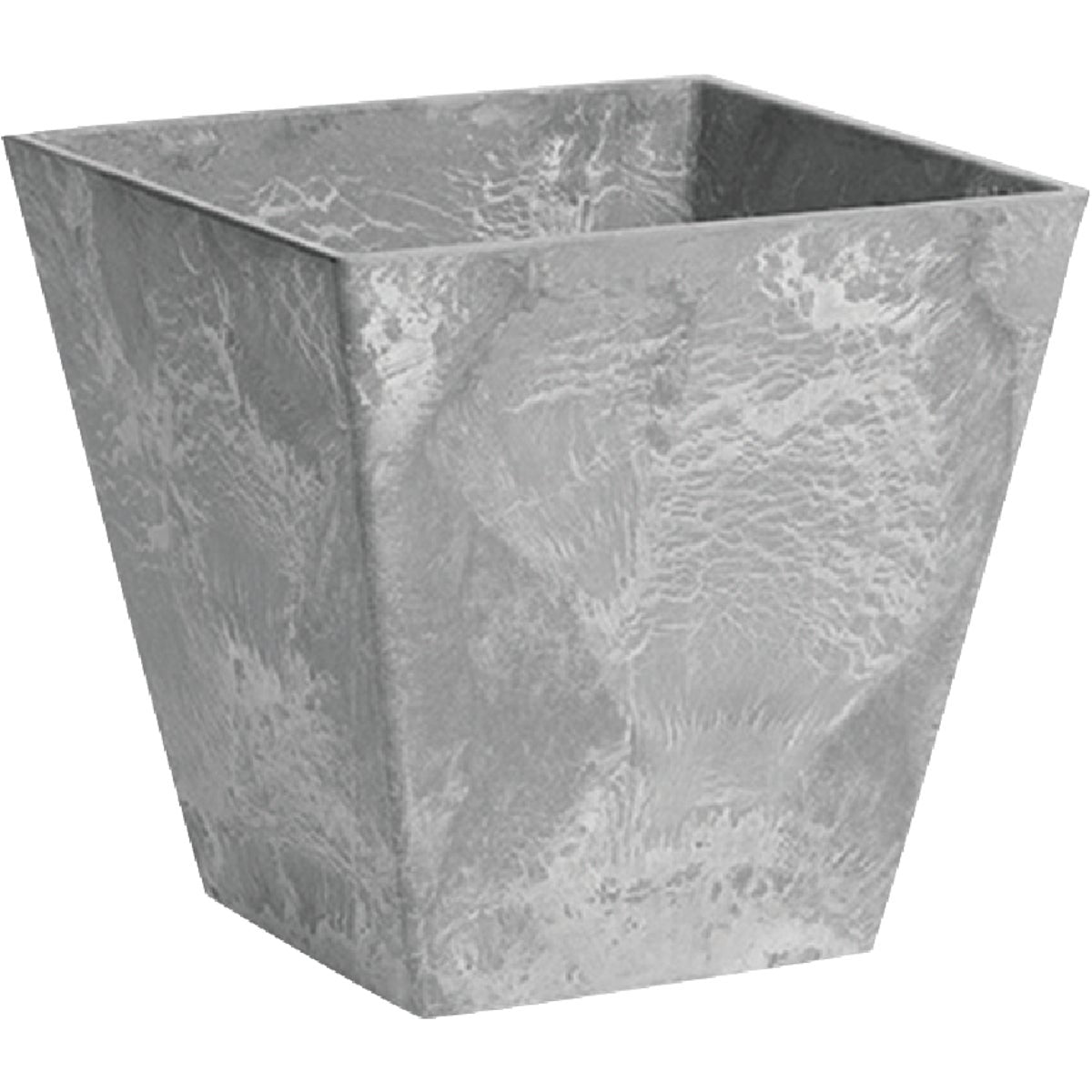 Novelty ArtStone Ella 8 In. W. x 8 In. H. x 8 In. L. Gray Resin Planter