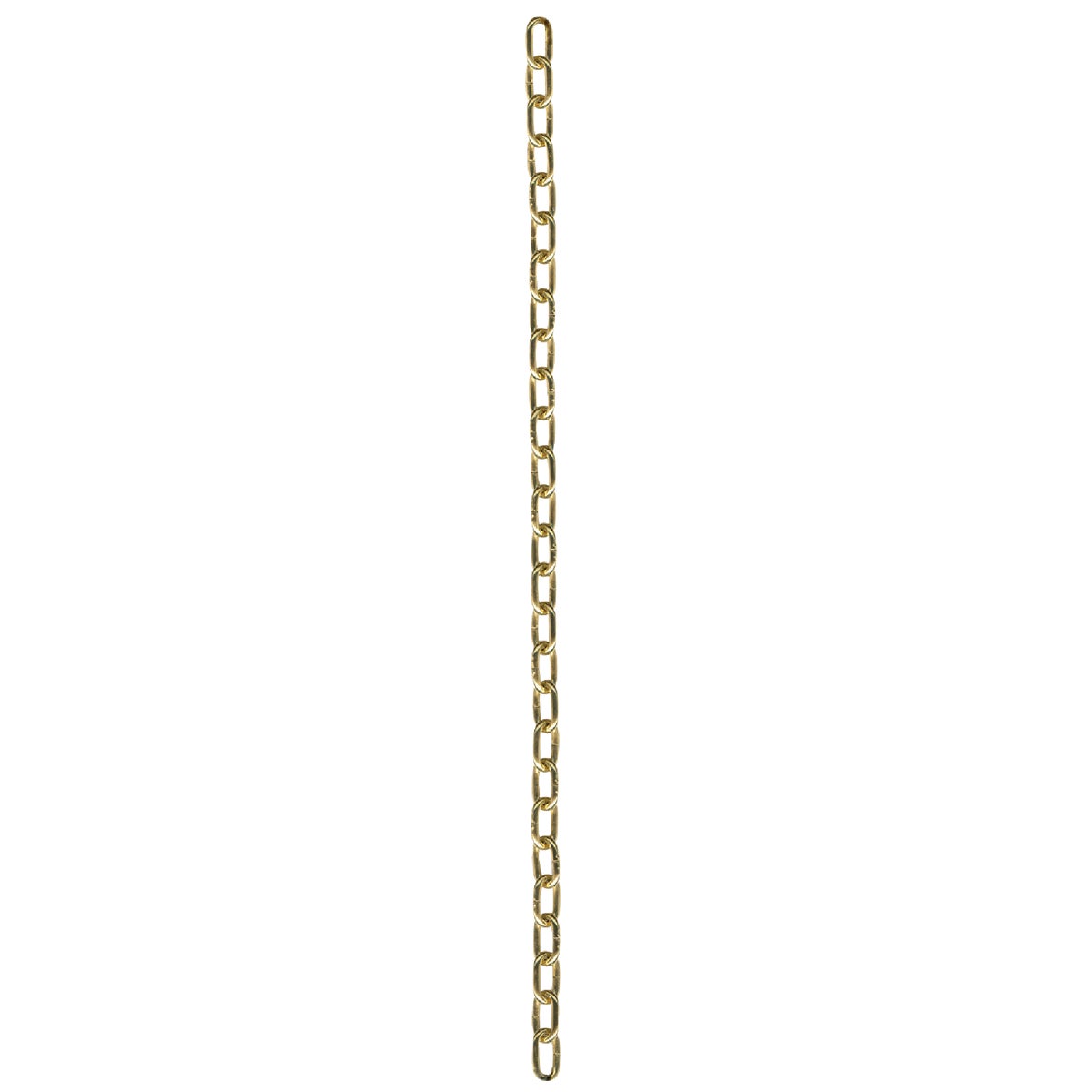 Campbell #5 82 Ft. Brass-Plated Metal Craft Chain