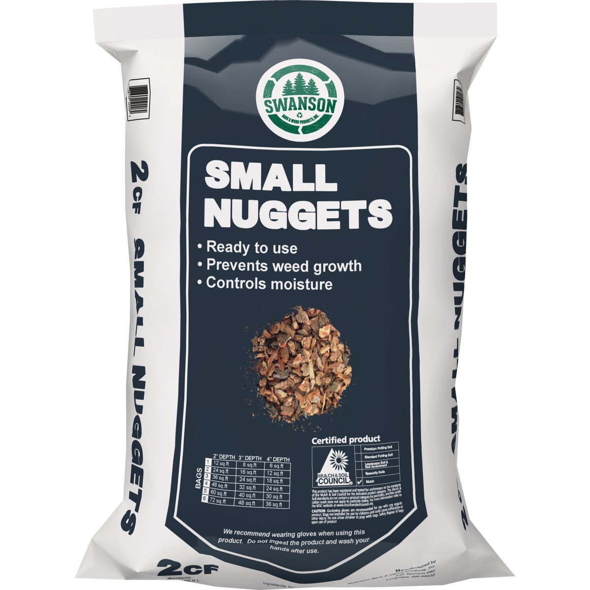 NuLife 2 Cu. Ft. Small Bark Nuggets