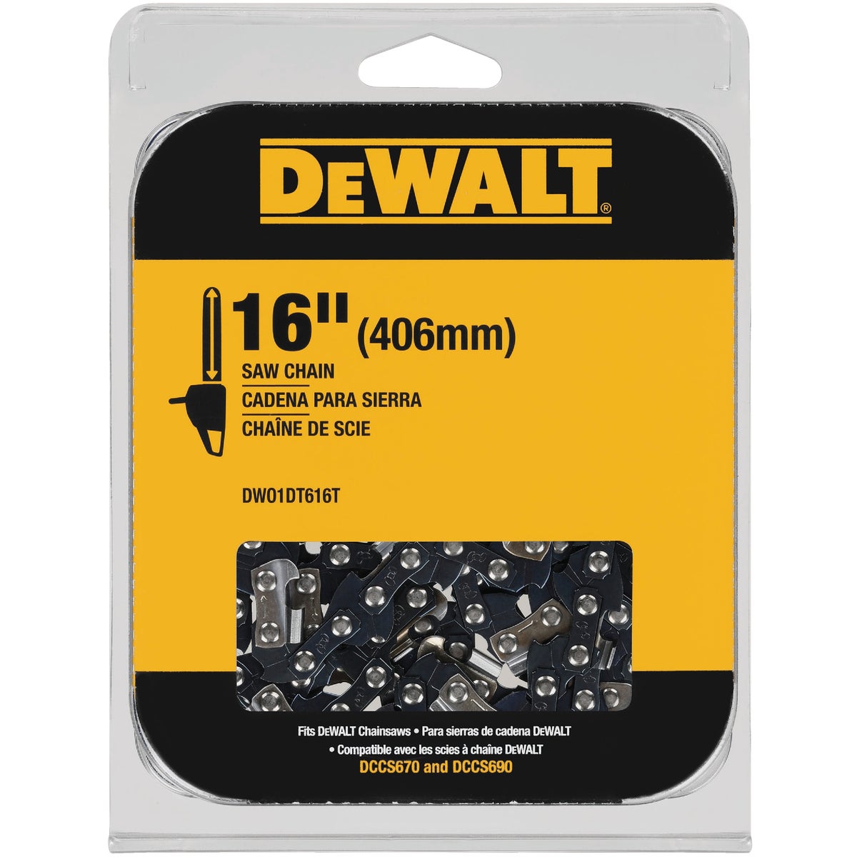 DeWalt 16 In. Replacement Saw Chain