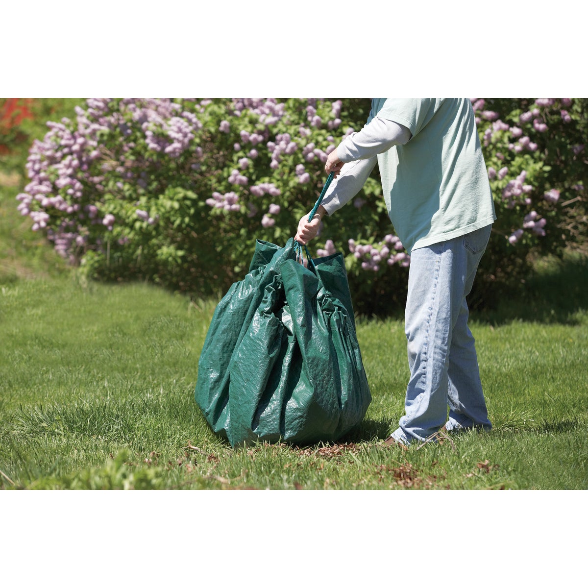 Do it Best 6 Ft. x 6 Ft. Poly Fabric Green Lawn Cleanup Tarp