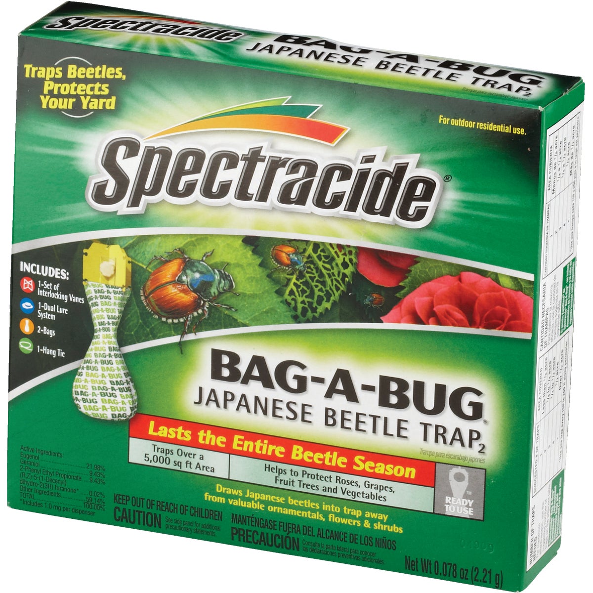 Spectracide Bag-A-Bug Reusable Outdoor Japanese Beetle Trap