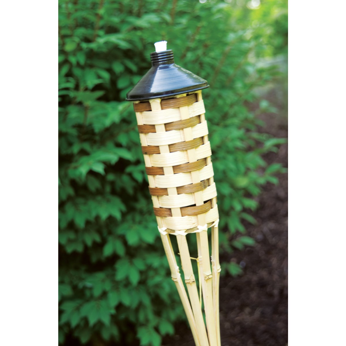 Outdoor Expressions 60 In. Natural Bamboo Patio Torch