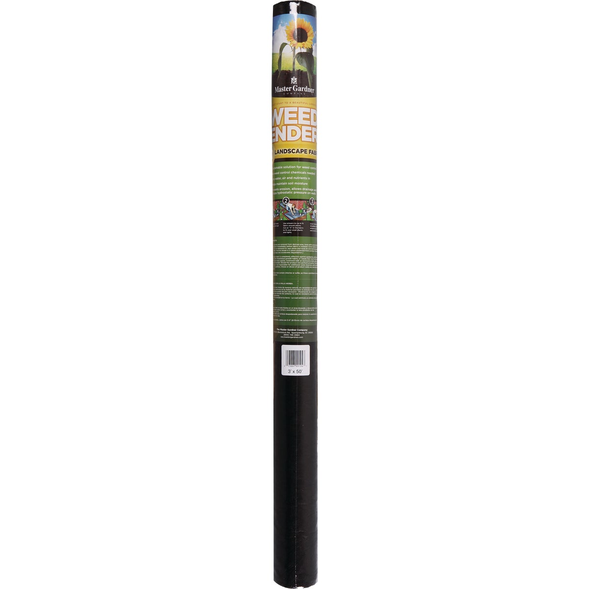 Master Gardner WeedEnder 3 Ft. W. x 50 Ft. L. Polypropylene/Polyethylene 5-Year Basic Weed Control Landscape Fabric