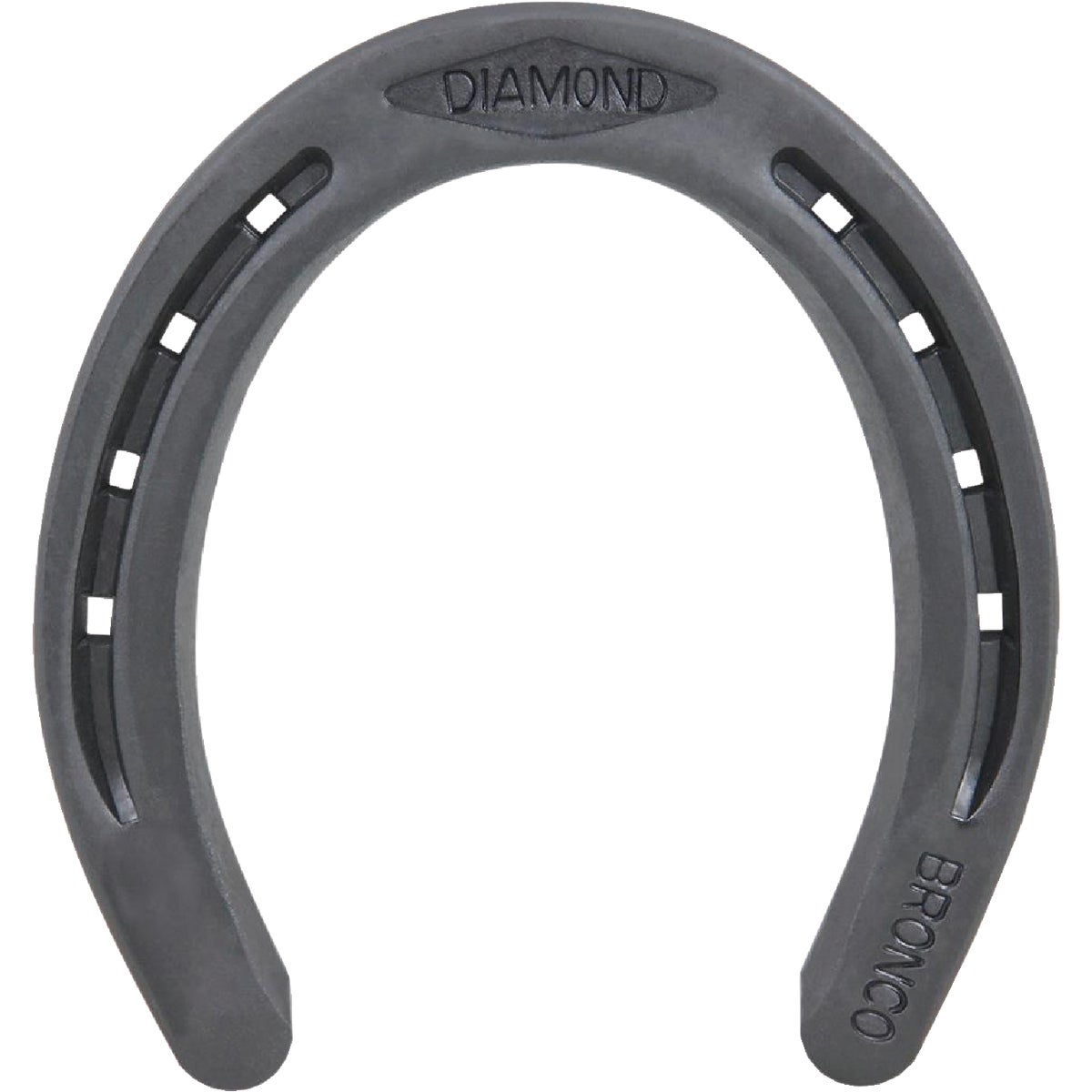 Diamond Plain Bronco Front & Hind 5-2/5 In. Horseshoe (10-Pair)