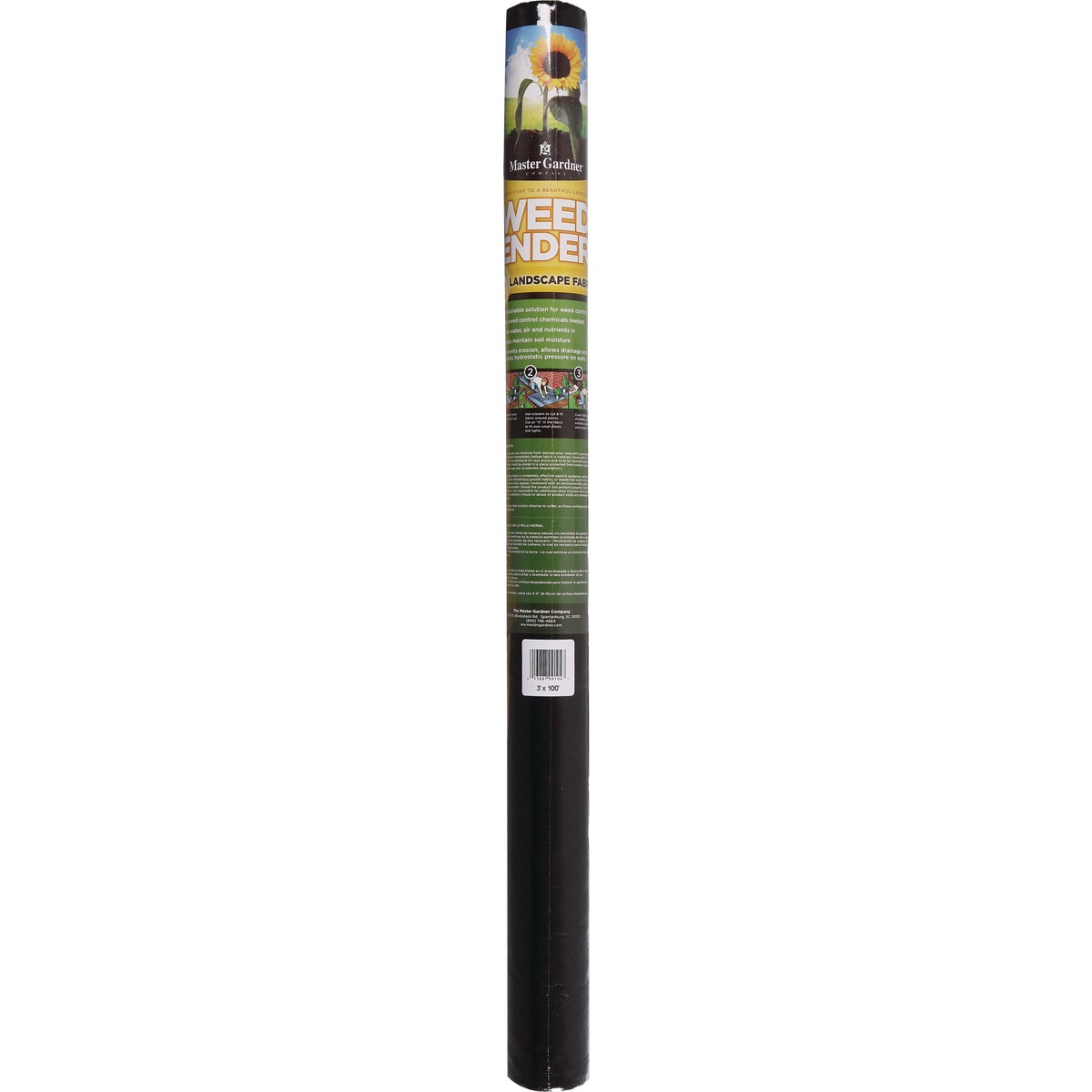 Master Gardner WeedEnder 3 Ft. W. x 100 Ft. L. Polypropylene/Polyethylene 5-Year Basic Weed Control Landscape Fabric