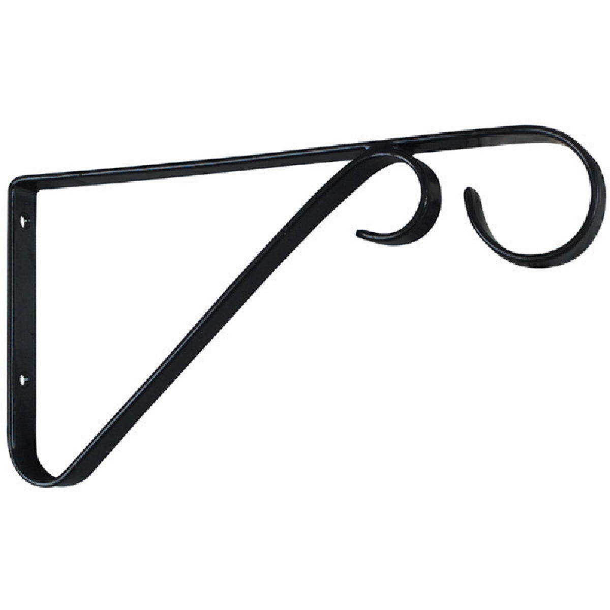 National 9 In. Black Steel Hanging Plant Bracket