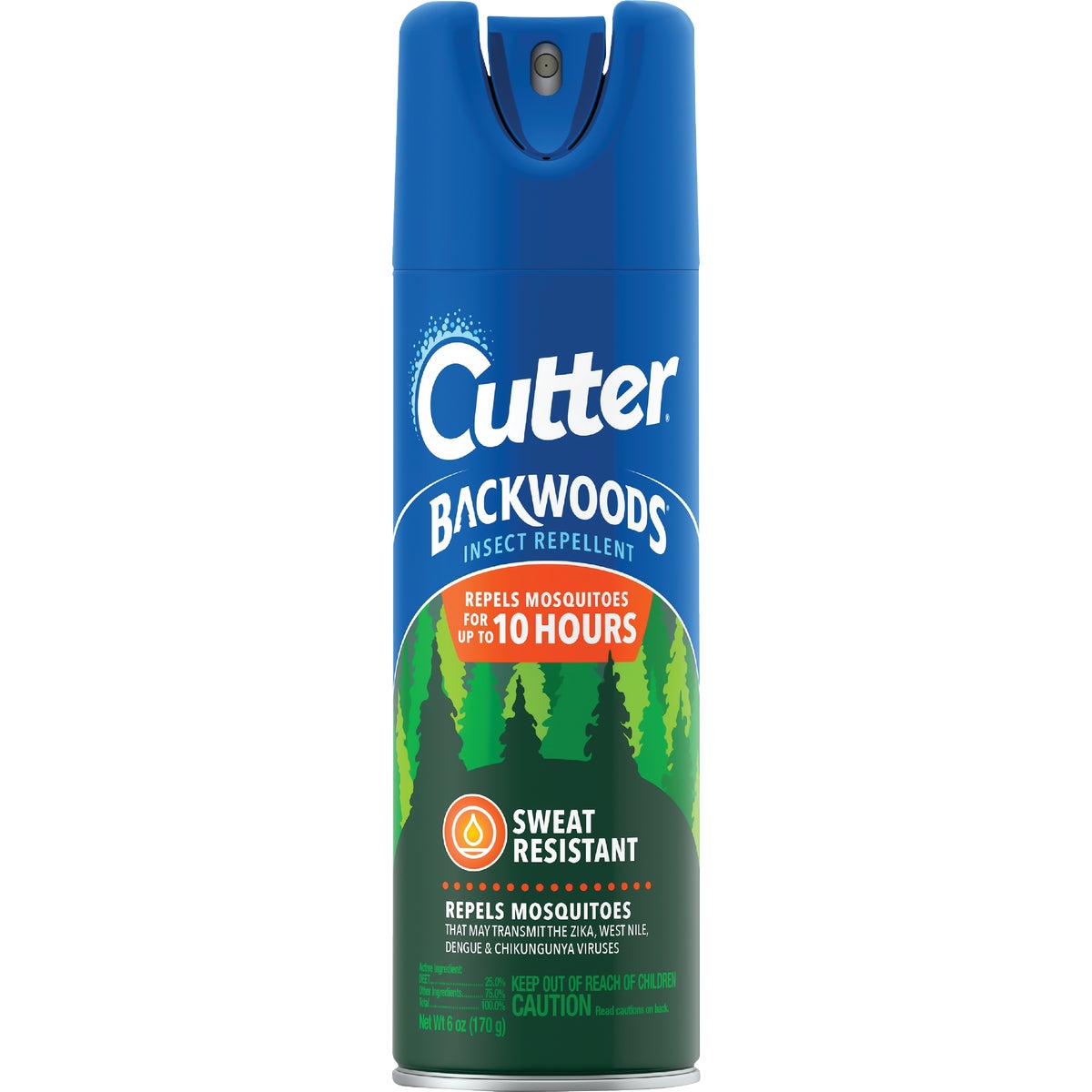 Cutter Backwoods 6 Oz. Insect Repellent Aerosol Spray
