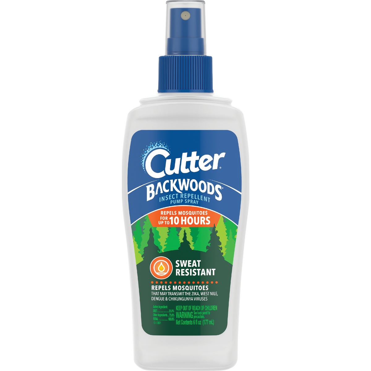 Cutter Backwoods 6 Oz. Insect Repellent Pump Spray