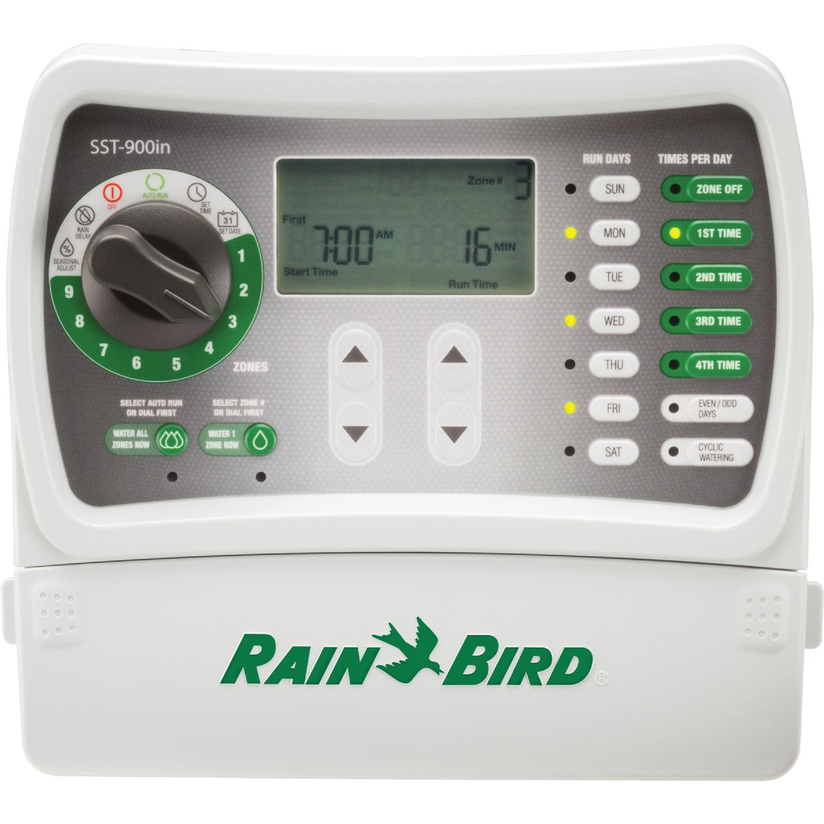 Rain Bird Simple Set 9-Station Indoor Plug-In Irrigation Sprinkler Timer