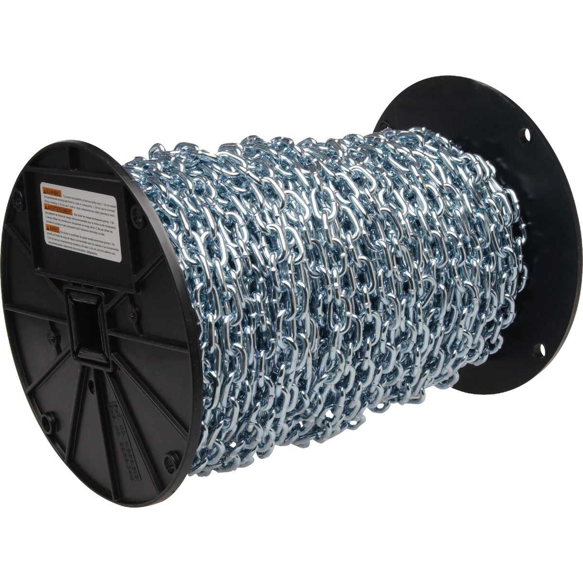Campbell #2 125 Ft. Zinc-Plated Low-Carbon Steel Coil Chain