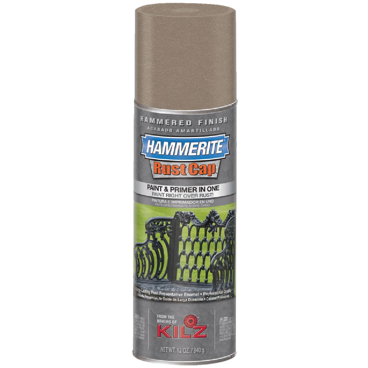 Hammerite Rust High Gloss Bronze 12 Oz. Hammered Finish Spray Paint