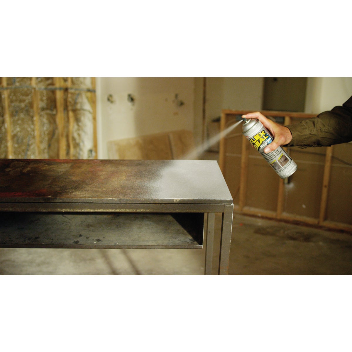 FLEX SEAL 14 Oz. Spray Rubber Sealant, Gray