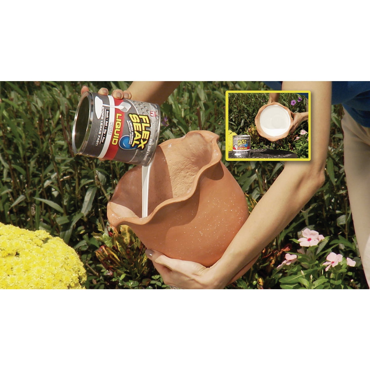 FLEX SEAL 1 Gal. Liquid Rubber Sealant, White