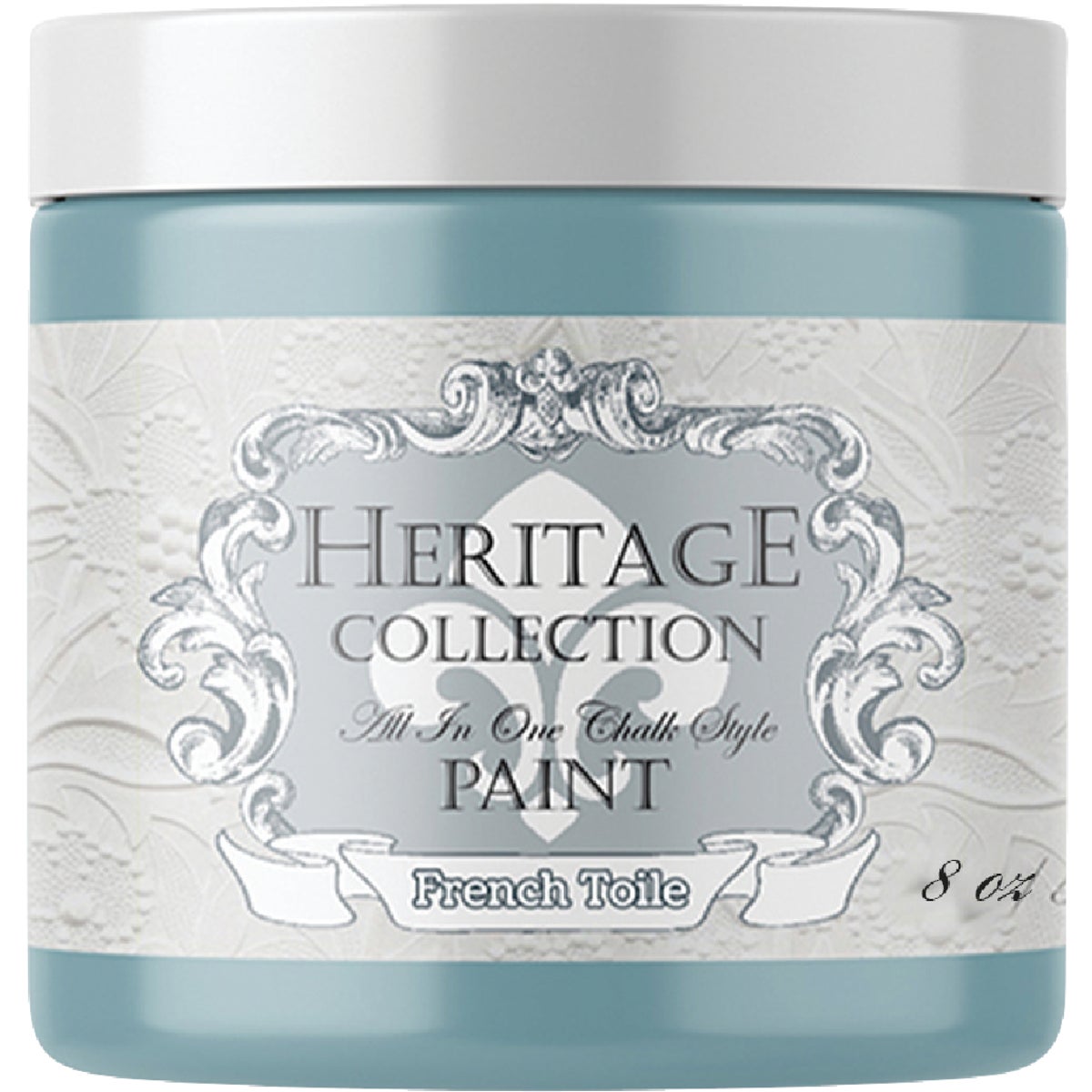 Heirloom Traditions Heritage Collection All-In-1 Chalk Style Paint, French Toile, 8 Oz.