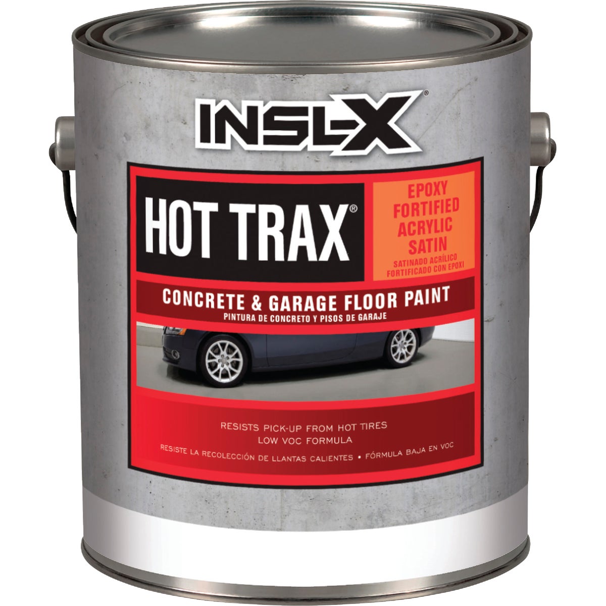Insl-X Hot Trax 1 Gal. Silver Gray Concrete & Garage Floor Paint