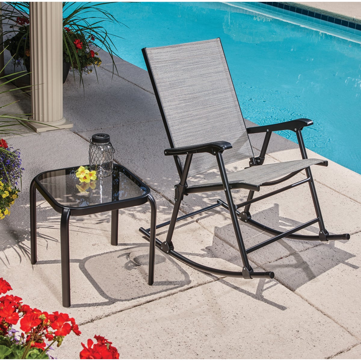 Outdoor Expressions Galveston Side Table