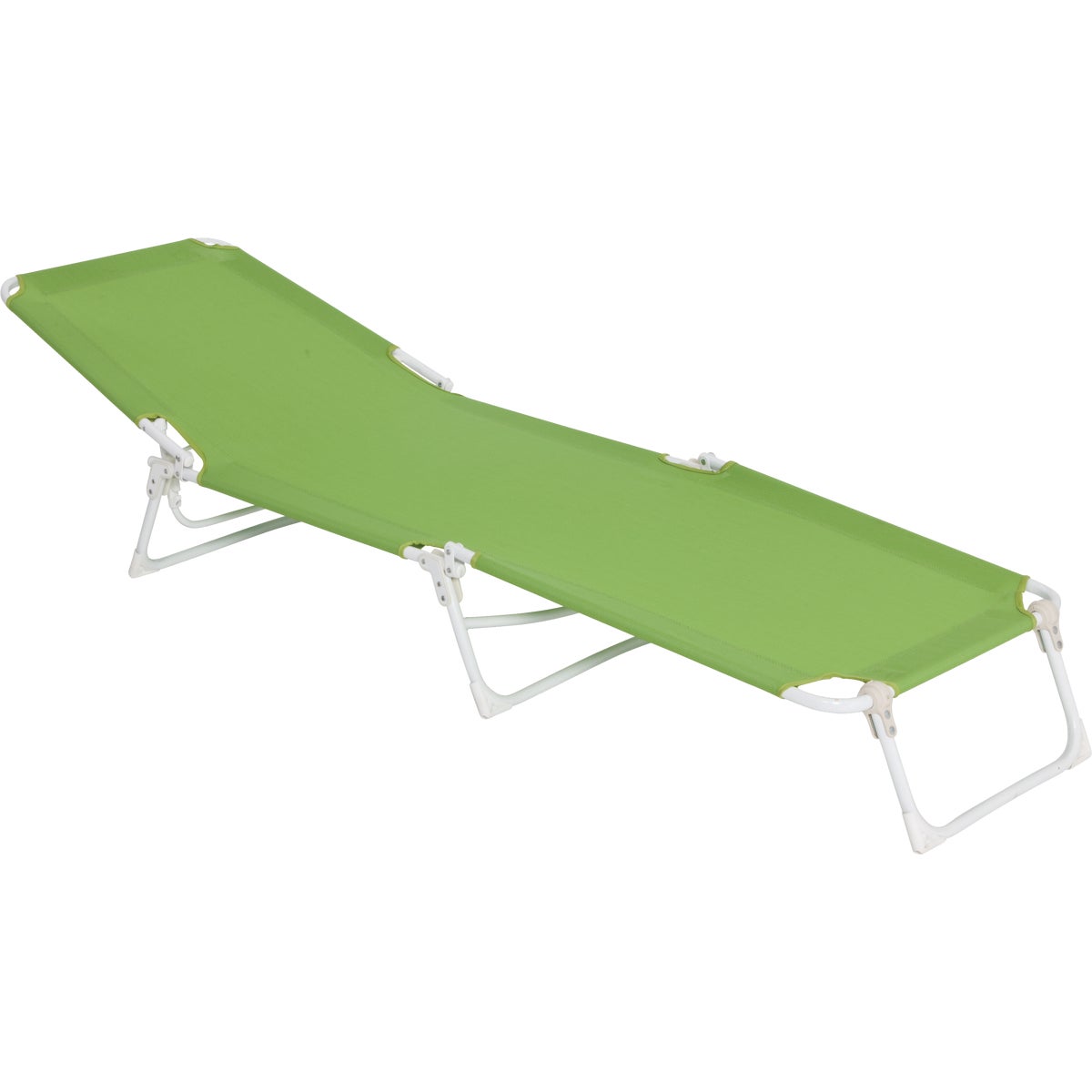 Outdoor Expressions Green Sling Chaise Lounge