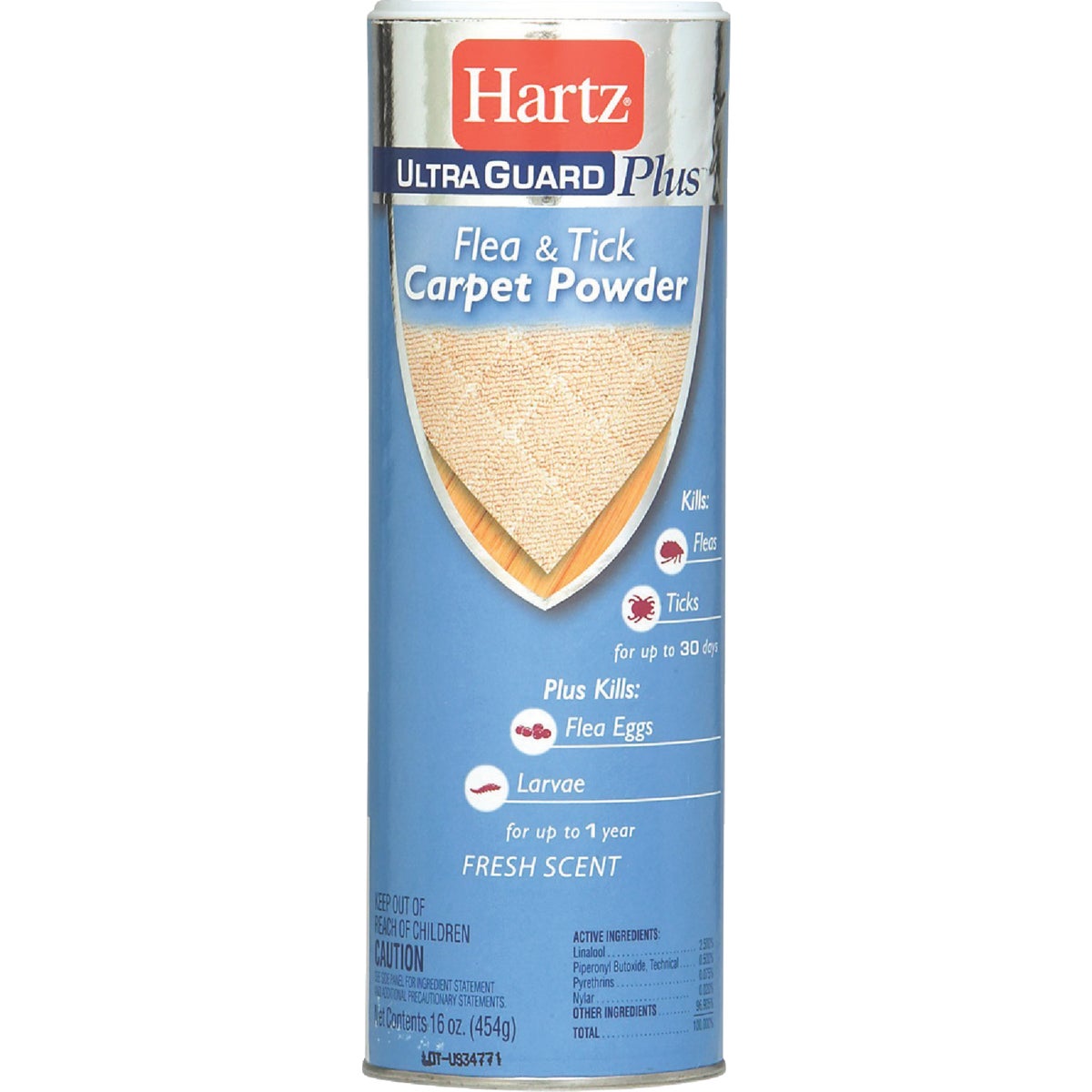 Hartz UltraGuard Plus 16 Oz. Powder Flea & Tick Control