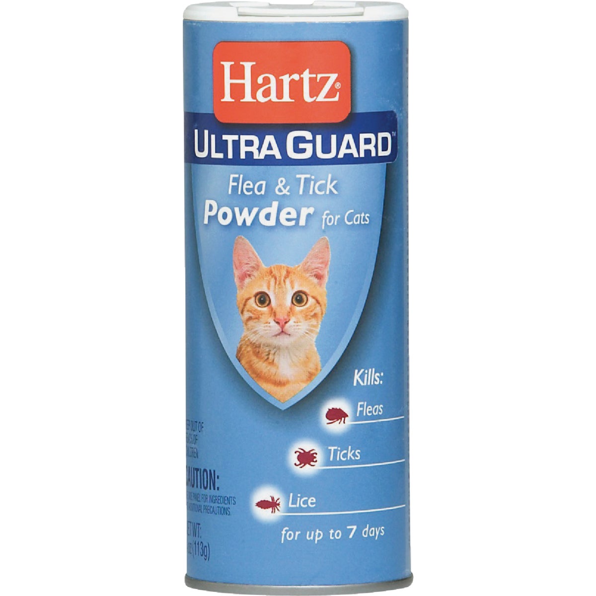 Hartz UltraGuard 7-Day 4 Oz. Powder Flea & Tick Treatment For Cats