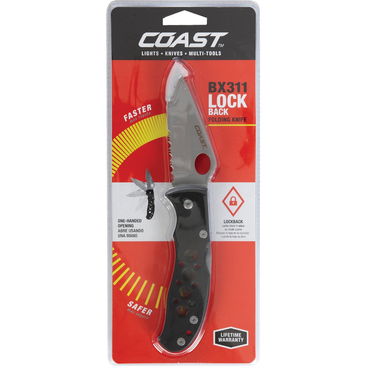 Coast BX311 3-1/4 In. Folding Knife