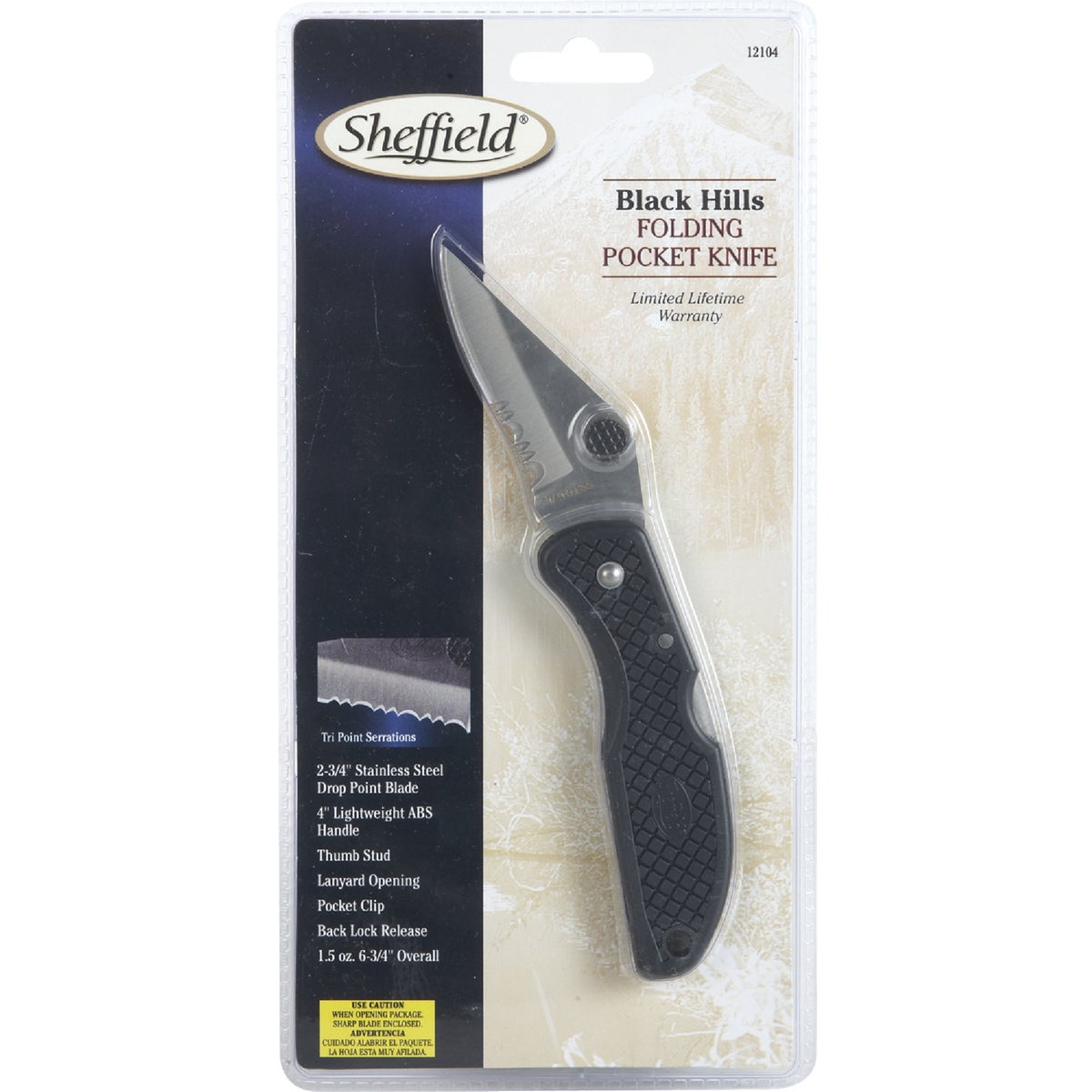 Sheffield Lockback 1-Blade 2-3/4 In. Pocket Knife
