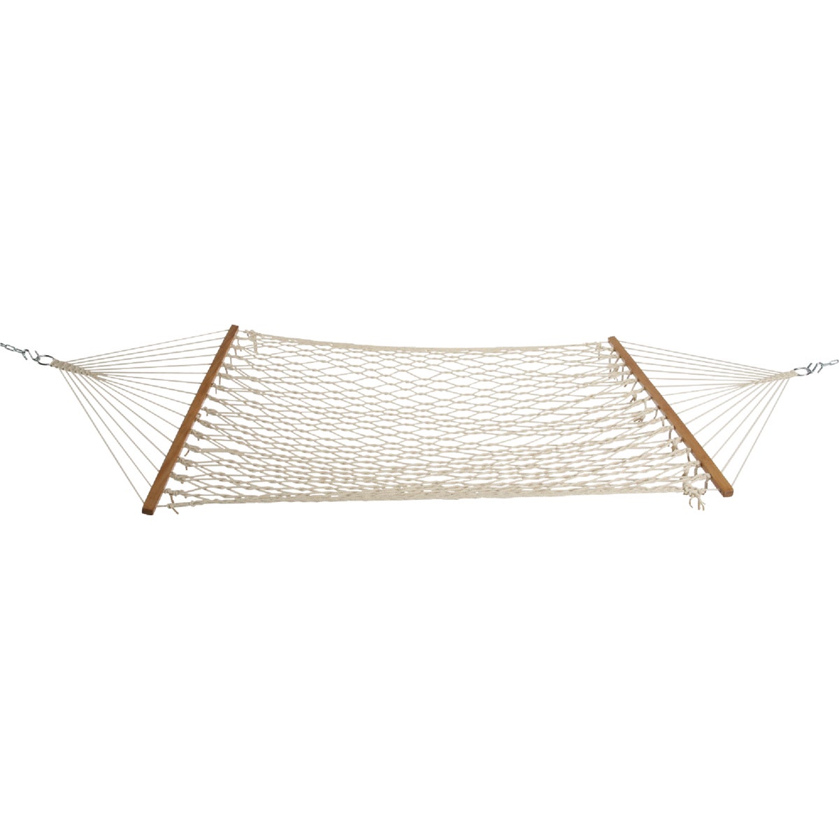 Castaway Hand Woven Cotton Rope White Hammock