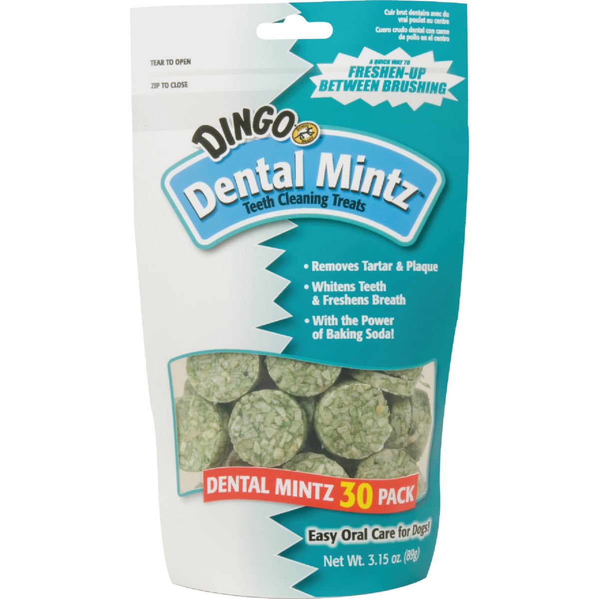 Dingo Dental Mintz Mint Flavor Dental Dog Treat (30-Pack)