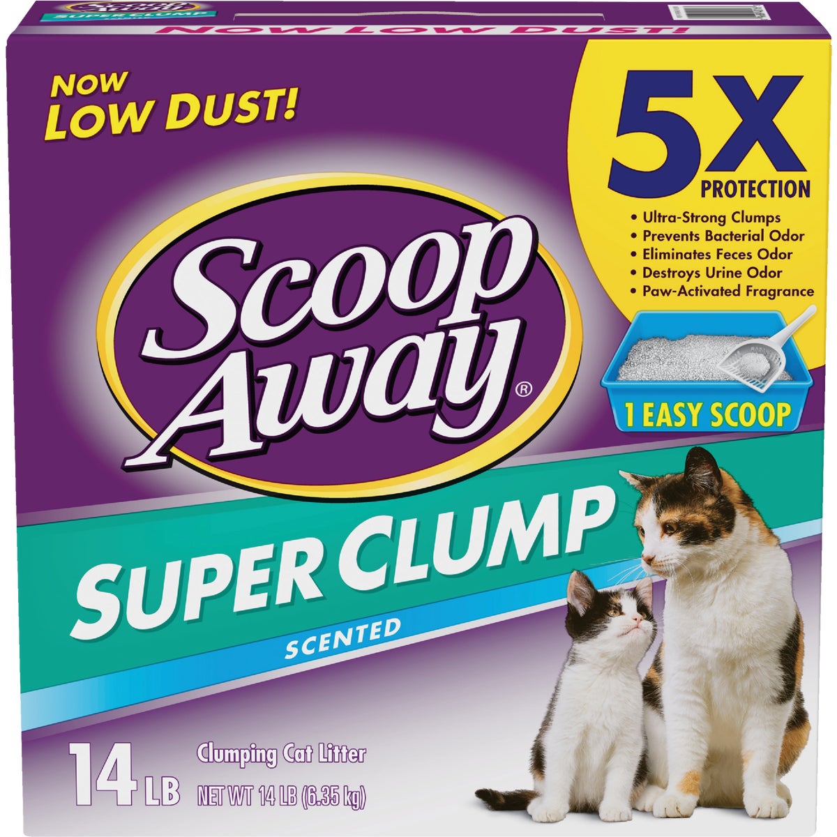 Scoop Away Super Clump 14 Lb. High Absorbent Cat Litter