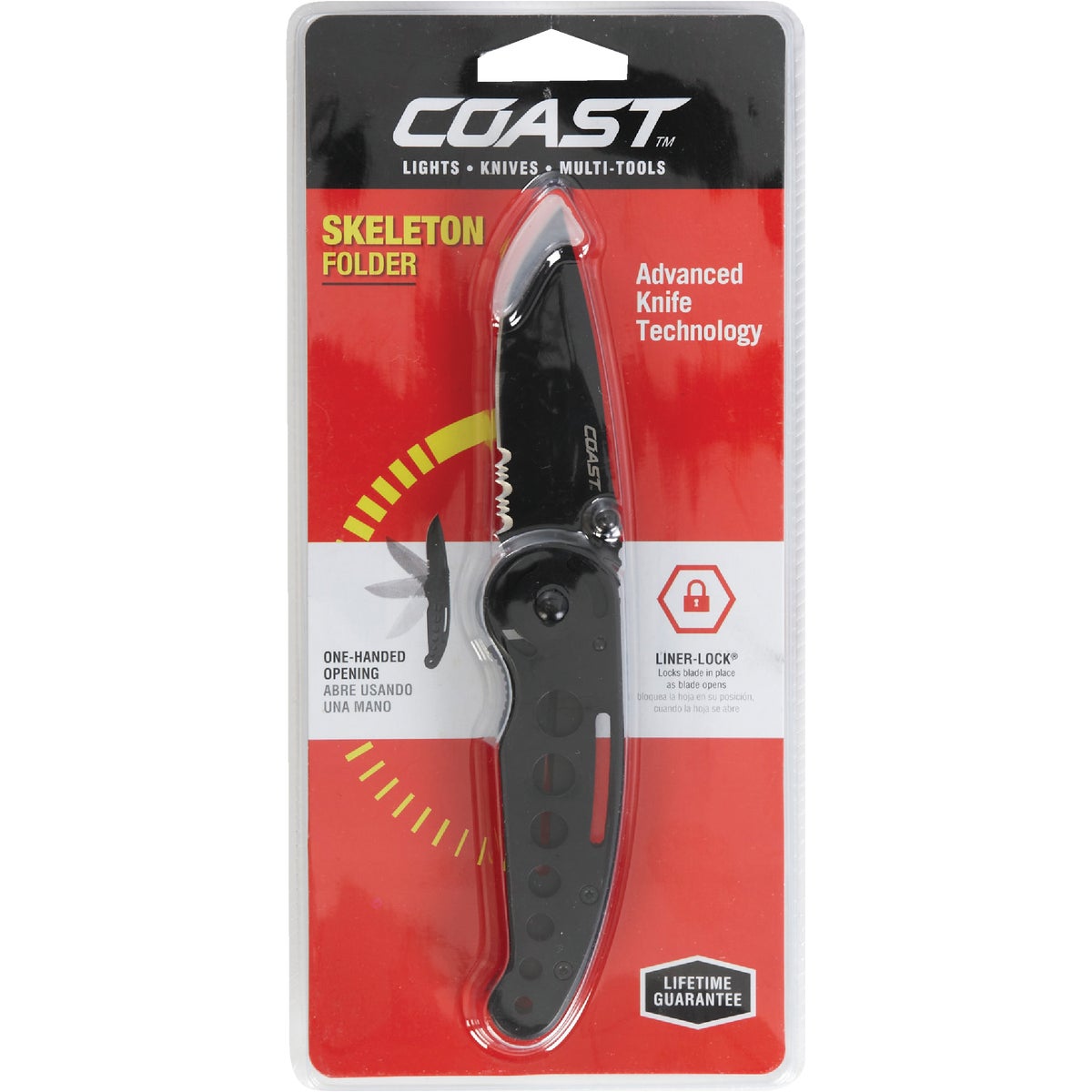 Coast Black Skeleton 2-3/4 In. Folding Knife
