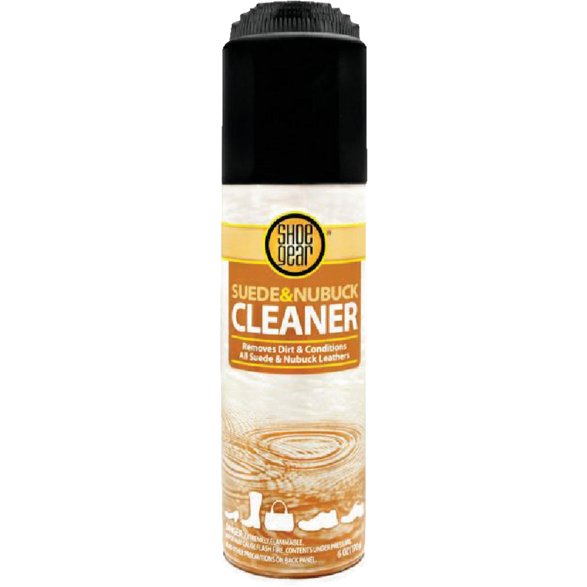 Shoe Gear 5.5 Oz. Aerosol Spray Suede & Nubuck Cleaner Leather Care
