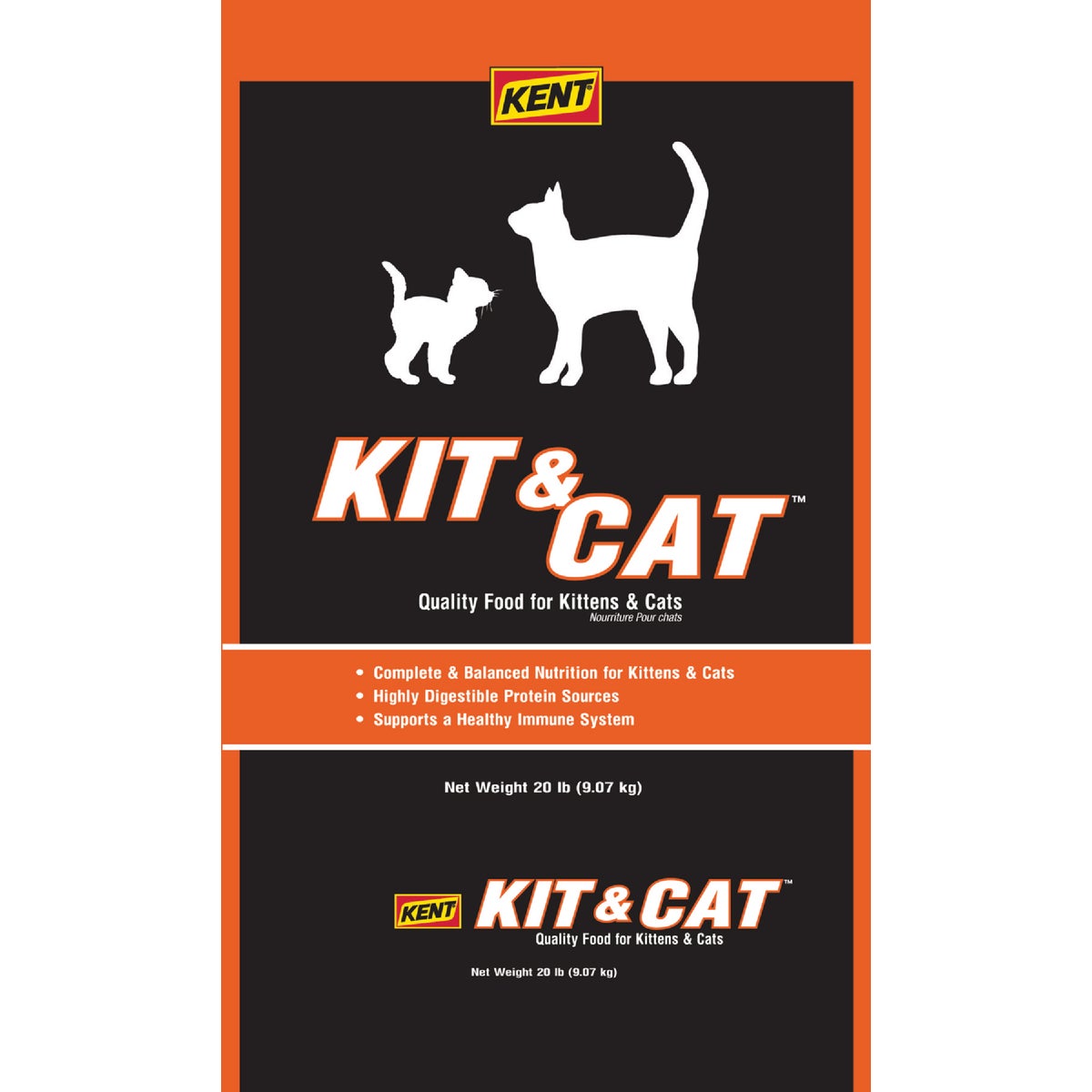 Kent Kit & Cat 20 Lb. All Ages Dry Cat Food