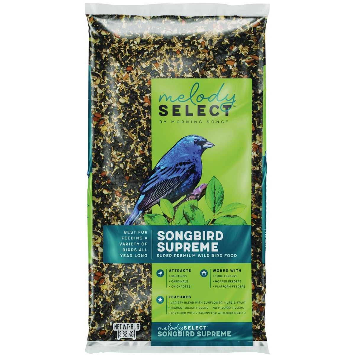 Melody Select 8 Lb. Songbird Supreme Bird Food