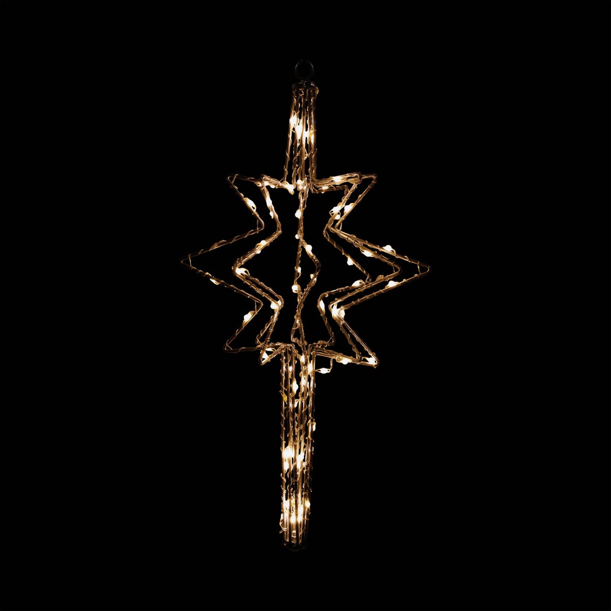 Alpine 18 In. LED Warm White Bethlehem Star Lighted Decoration