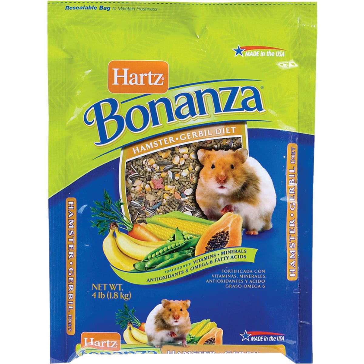 Hartz Bonanza 4 Lb. Hamster & Gerbil Food