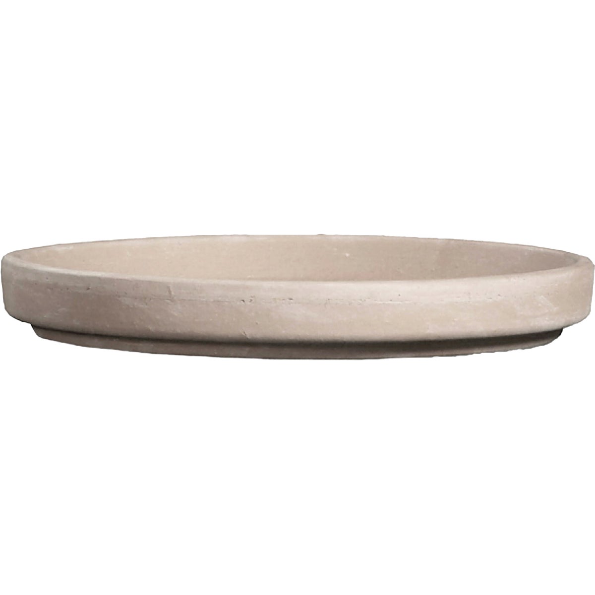 Ceramo 6 In. White Granite Clay Standard Flower Pot Saucer