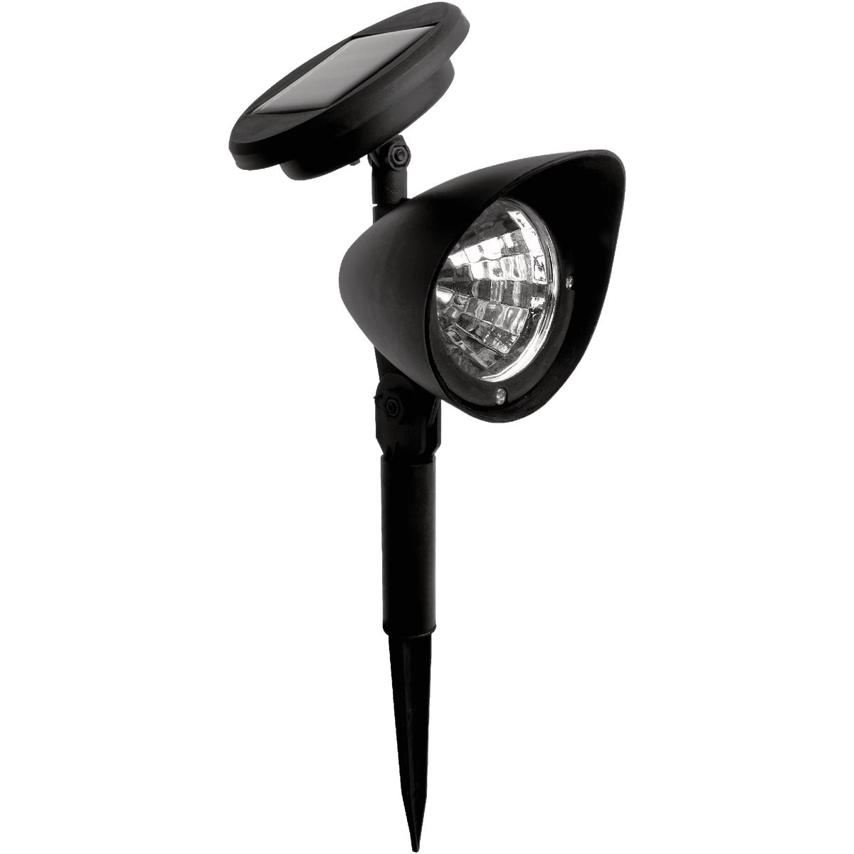 Moonrays Black Plastic Solar Spotlight