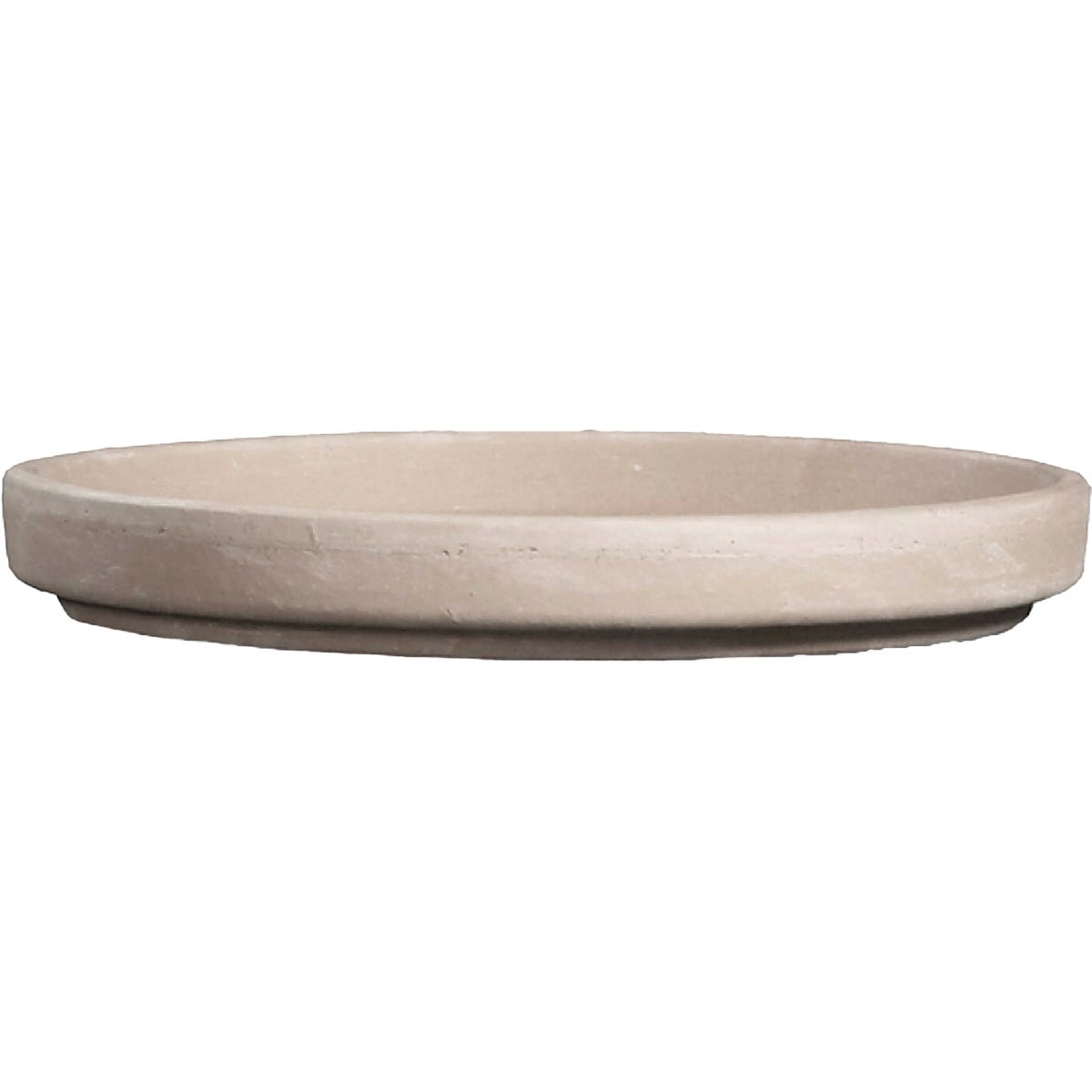 Ceramo 8 In. White Granite Clay Standard Flower Pot Saucer