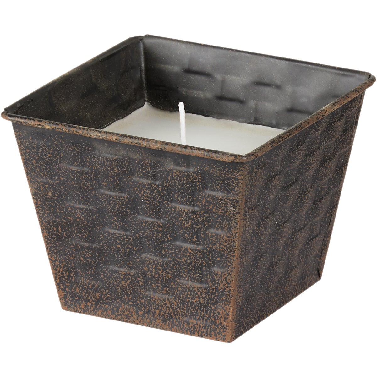 Sierra 8 Oz. Citronella Candle in Wicker Metal Bucket