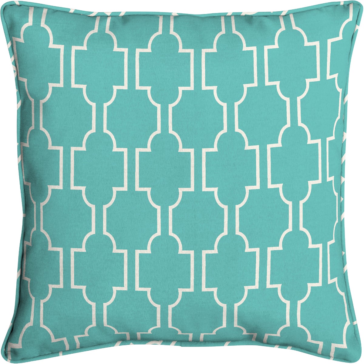 Oceantex 18 In. W. x 5.5 In. H. x 18 In. L. Recycled Polyester Painted Floral Dragonfly Pillow